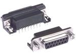 L-Com Right-Angle D-Sub Female PCB Connectors