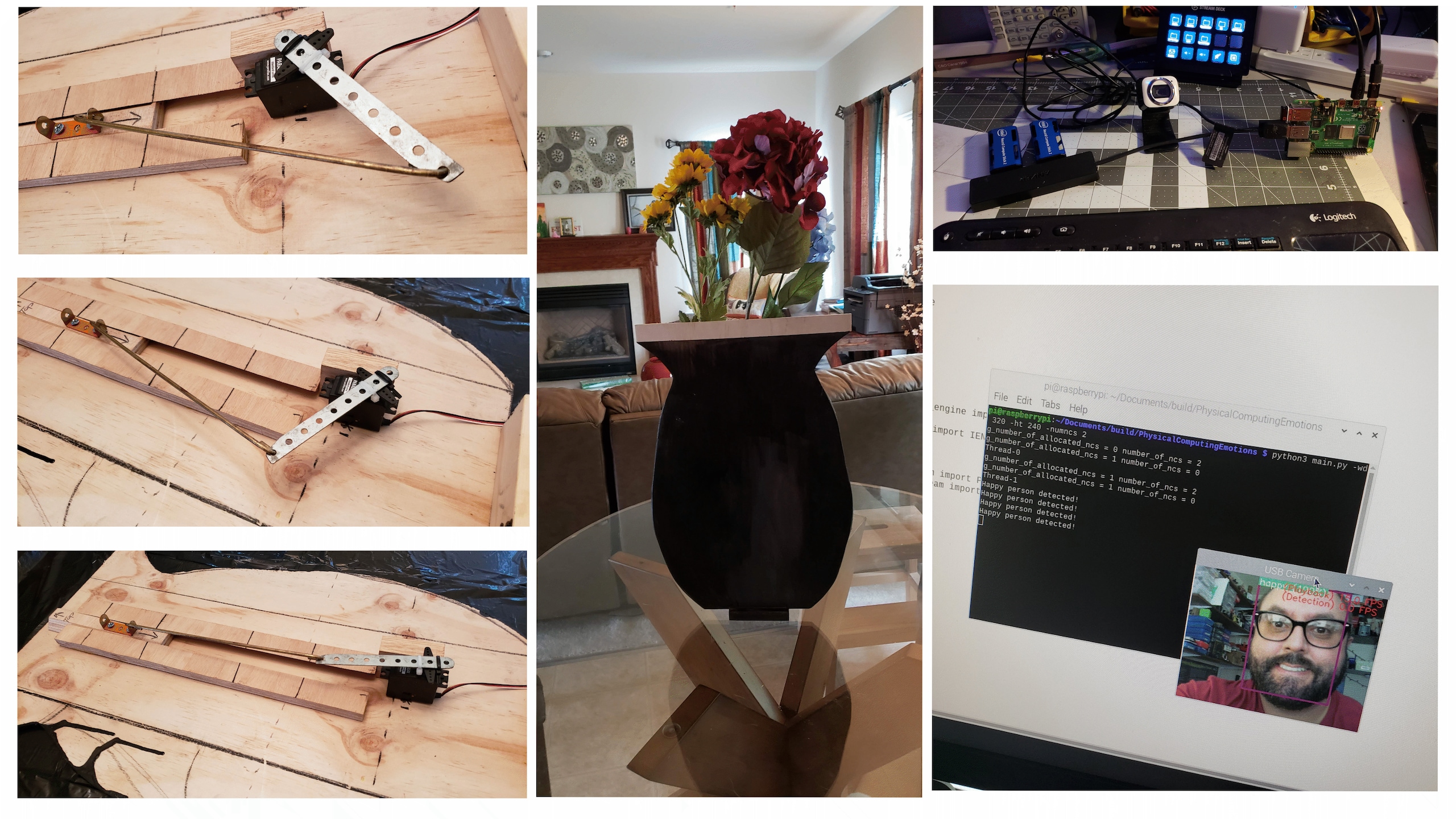 Collage of finished project.