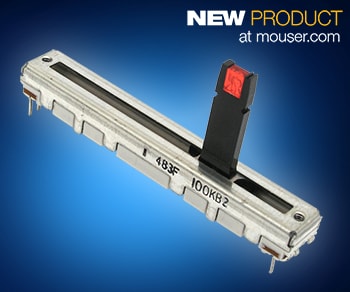 Mouser First to Stock Bourns Pro Audio's PTL and PSP Series Slide Potentiometers